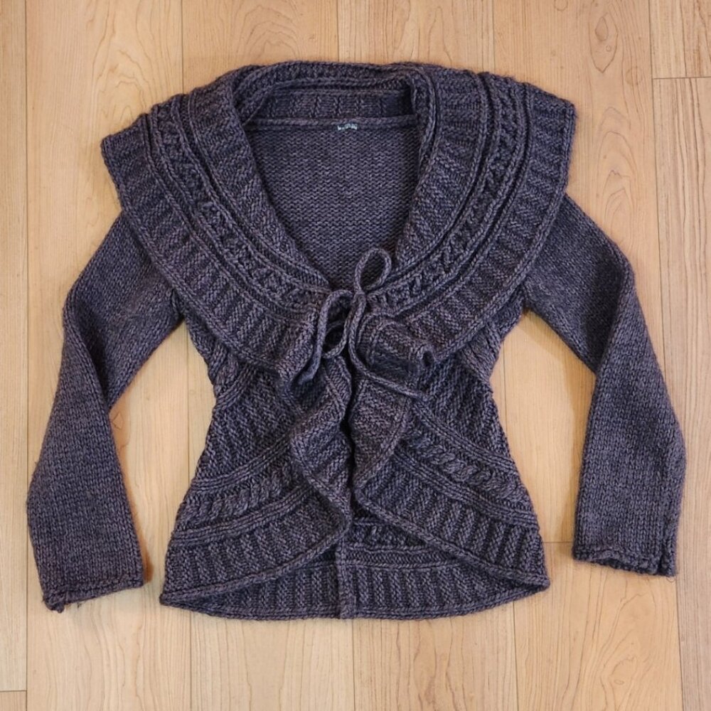 Elsamanda Flounce Collar Sweater